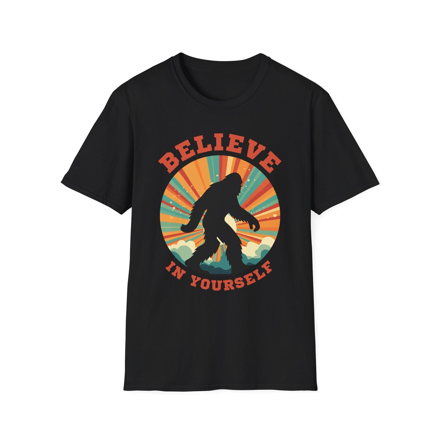 Bigfoot Believe in Yourself Unisex Softstyle T-Shirt