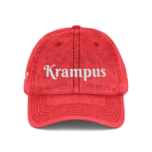 Embroidered Festive Krampus Hat Krampusnacht Cap