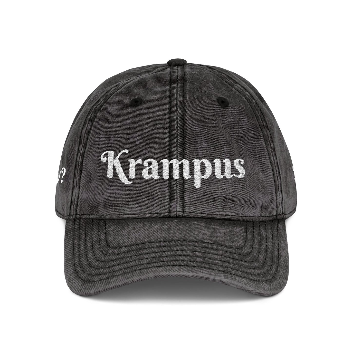Embroidered Festive Krampus Hat Krampusnacht Cap