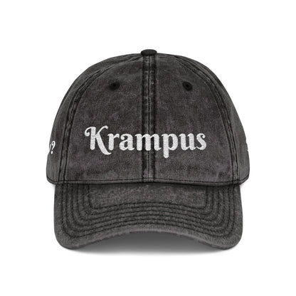 Embroidered Festive Krampus Hat Krampusnacht Cap