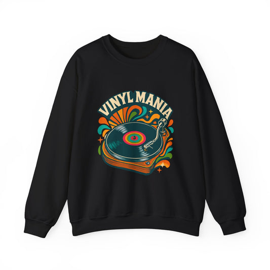 Retro Vinyl Record Sweatshirt