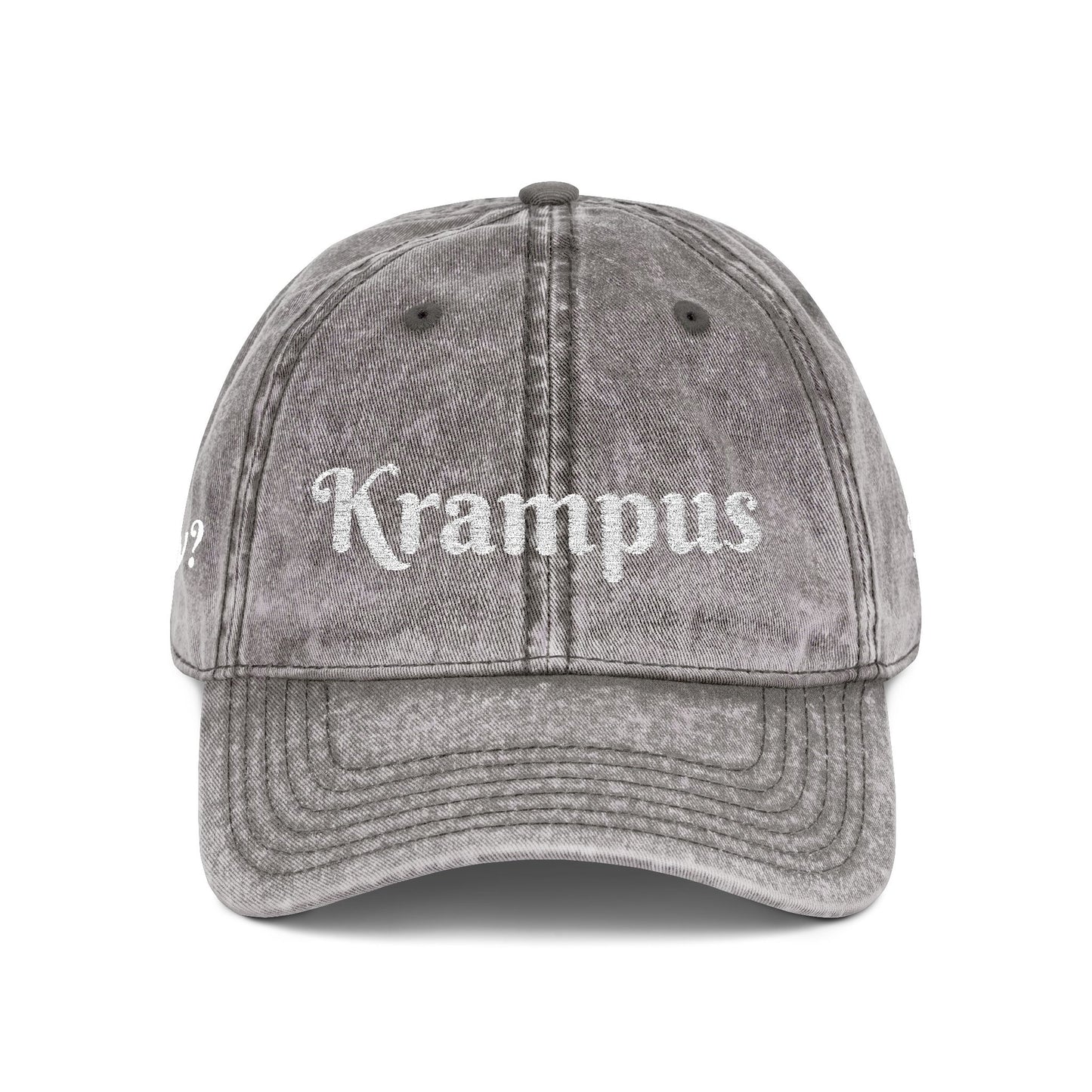 Embroidered Festive Krampus Hat Krampusnacht Cap