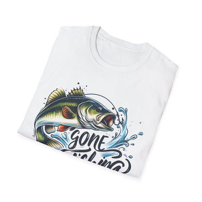 Gone Fishing Unisex Softstyle T-Shirt | Relaxed Fit