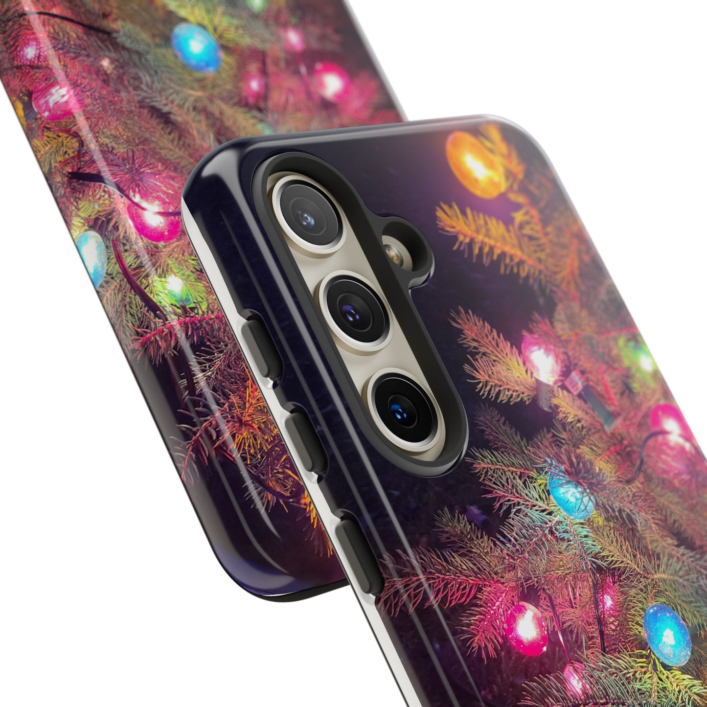 Christmas Tree with Old-Fashioned Lights Phone Case