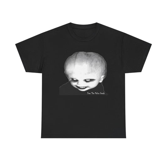 Melon Heads Creepy Graphic Tee, Unisex Heavy Cotton T-Shirt